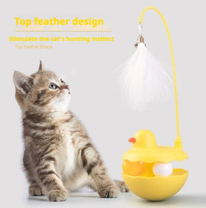 Interactive Cat Toy duck shape design
