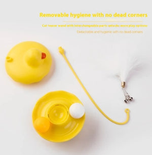 Interactive Cat Toy duck shape design