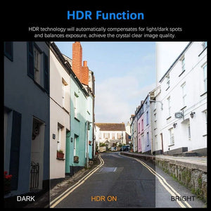 1080P Dual Lens Car DVR Installed on Vehicle