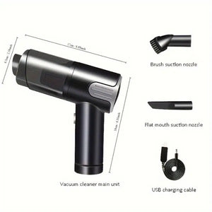 Wireless Car Vacuum Cleaner Dust and Crumb Removal