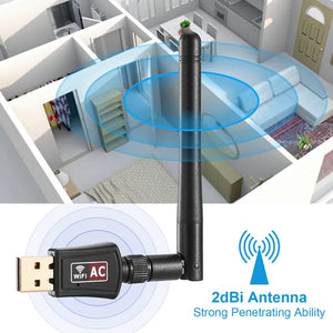 USB WiFi Adapter dual band 2.4G/5G