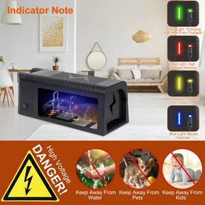 Electric Rat Trap with 1800V high voltage