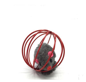 Funny Cat Stick Toy handmade wooden
