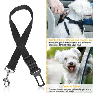 Dog Seat Belt Leash 2-piece set