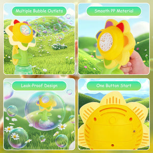 Bubble Machines for Kids – Front View of Dancing Sunflower