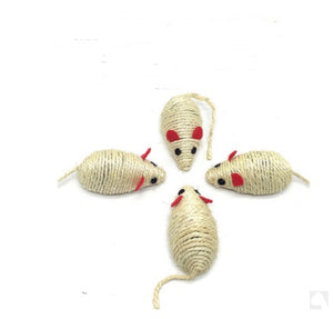 Funny Cat Stick Toy handmade wooden