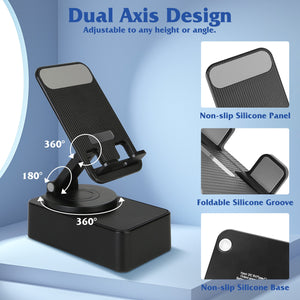 4-in-1 foldable wireless speaker phone stand