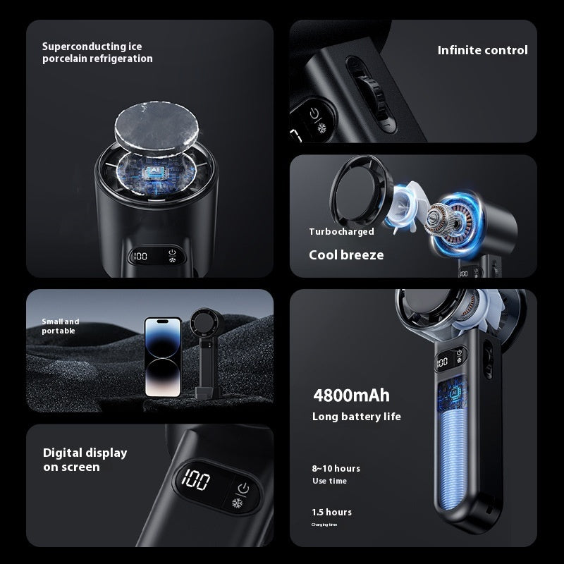 Handheld Mini Fan large wind output