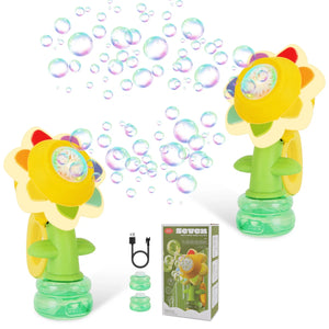 Bubble Machines for Kids – LED Light Color Display