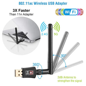 USB WiFi Adapter dual band 2.4G/5G