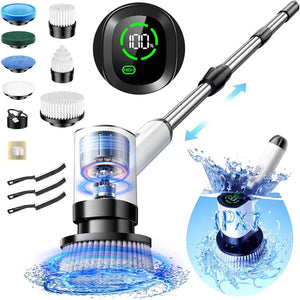 AnyClean Power Scrub Cleaner with brush heads