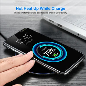 Wireless Charger Qi Certified 5W ultra slim pad