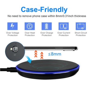 Wireless Charger for smartphones and Qi-enabled devices