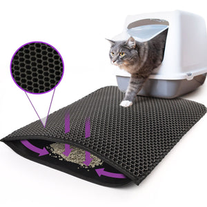 cat litter mat, easy to clean and reusable