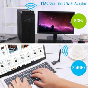 USB WiFi Adapter with external antennas