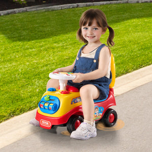 Ride On Push Car – Front view of toddler sit-to-stand ride racerRide On Push Car – Front view of toddler sit-to-stand ride racer