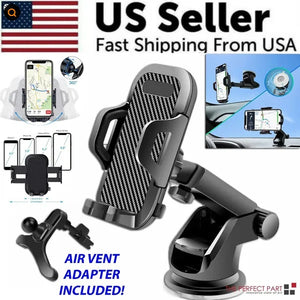 360 universal car phone mount holding smartphone