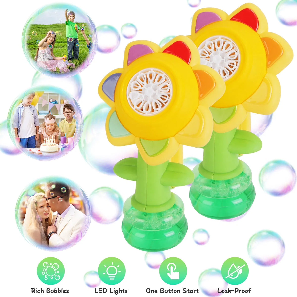 Bubble Machines for Kids – Kids Playing with Bubble Machines Outdoors