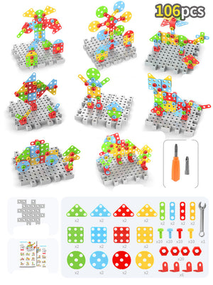 Educational Building Blocks Bright and Durable Pieces