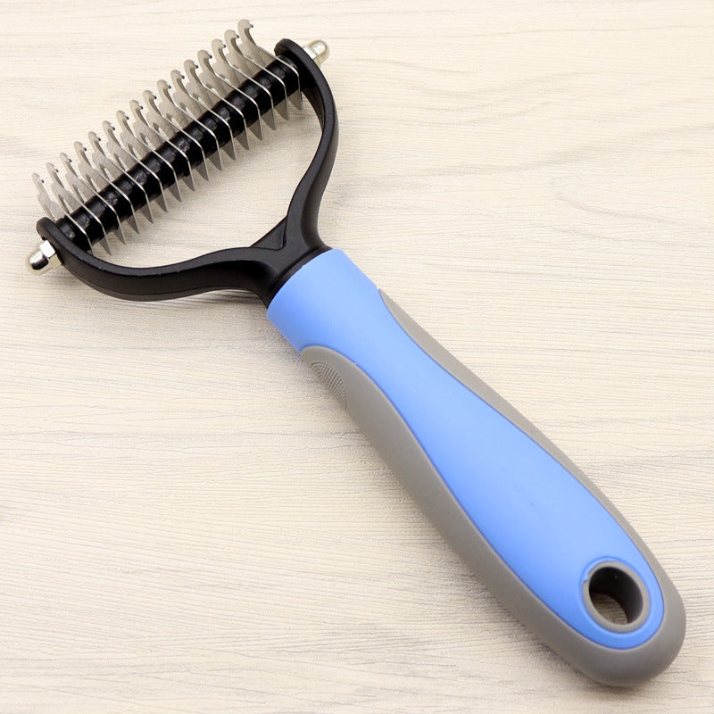 Dog Knot Comb ergonomic handle