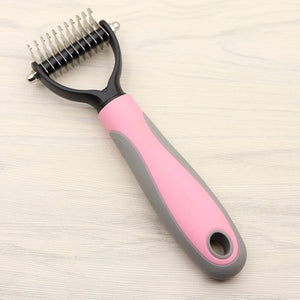 Dog Knot Comb ergonomic handle
