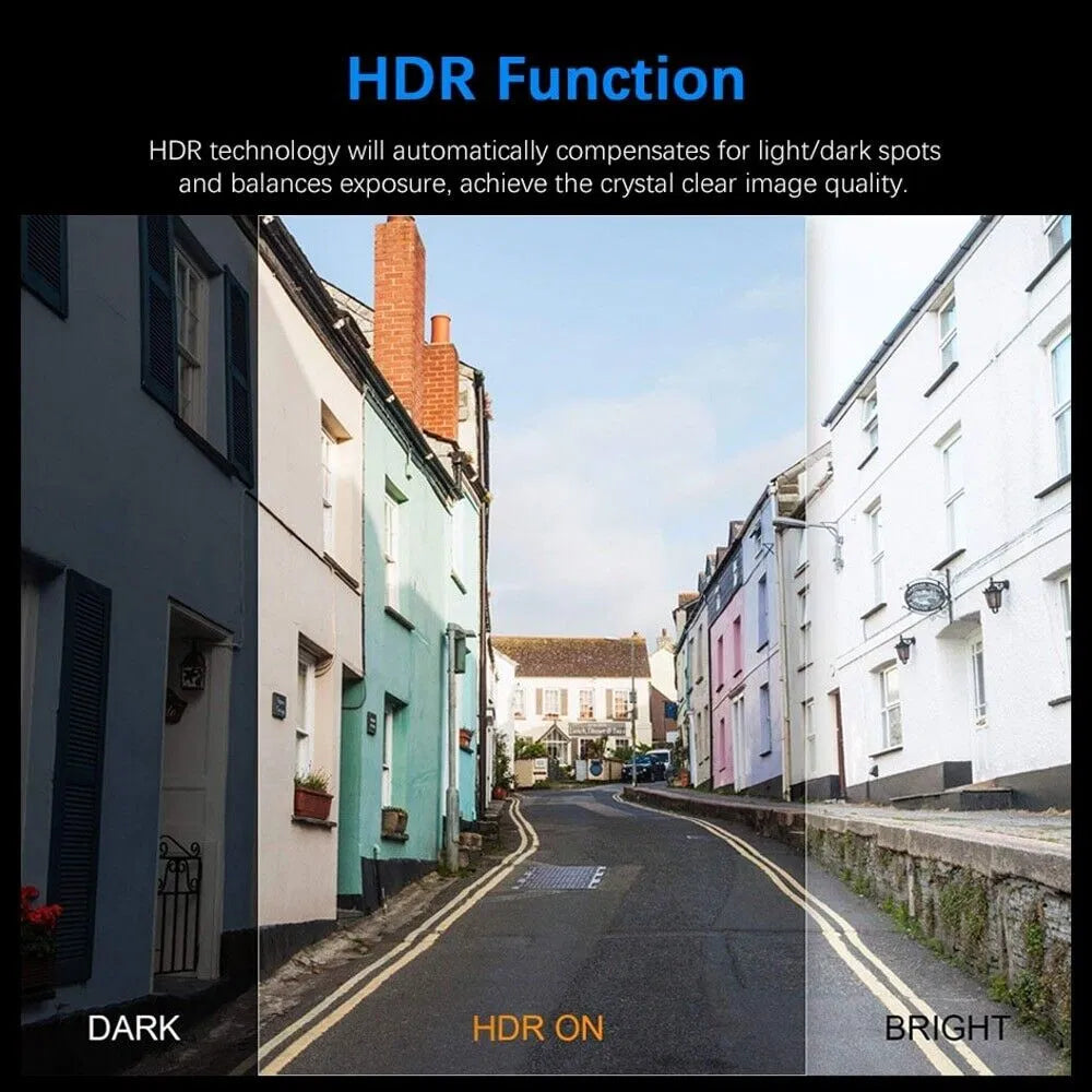 1080P Dual Lens Car DVR Installed on Vehicle