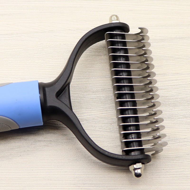 Dog Knot Comb ergonomic handle