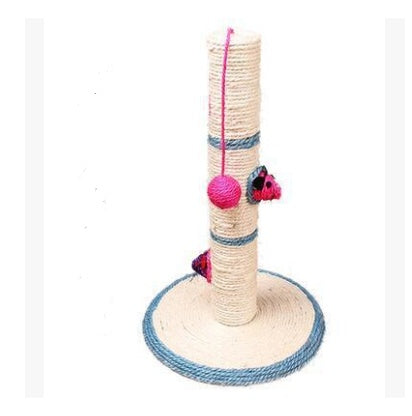 Funny Cat Stick Toy handmade wooden