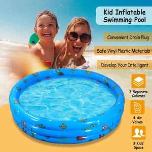 Inflatable Swimming Pool Quick Setup and Foldable