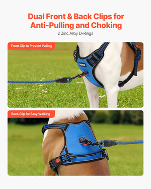 No-Pull Dog Harness large adjustable vest