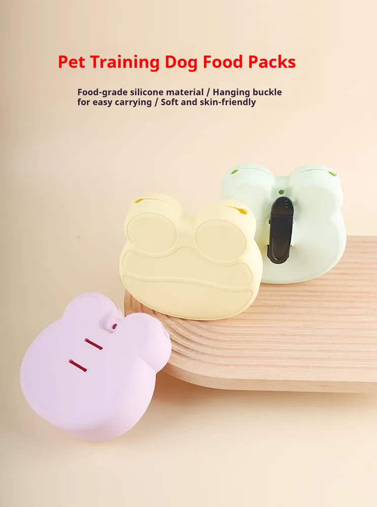 Dog Training Treat Pouch portable with buckle