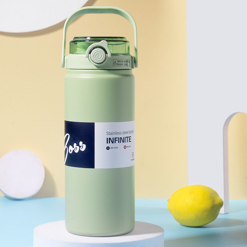 316 stainless steel insulated mug on desk