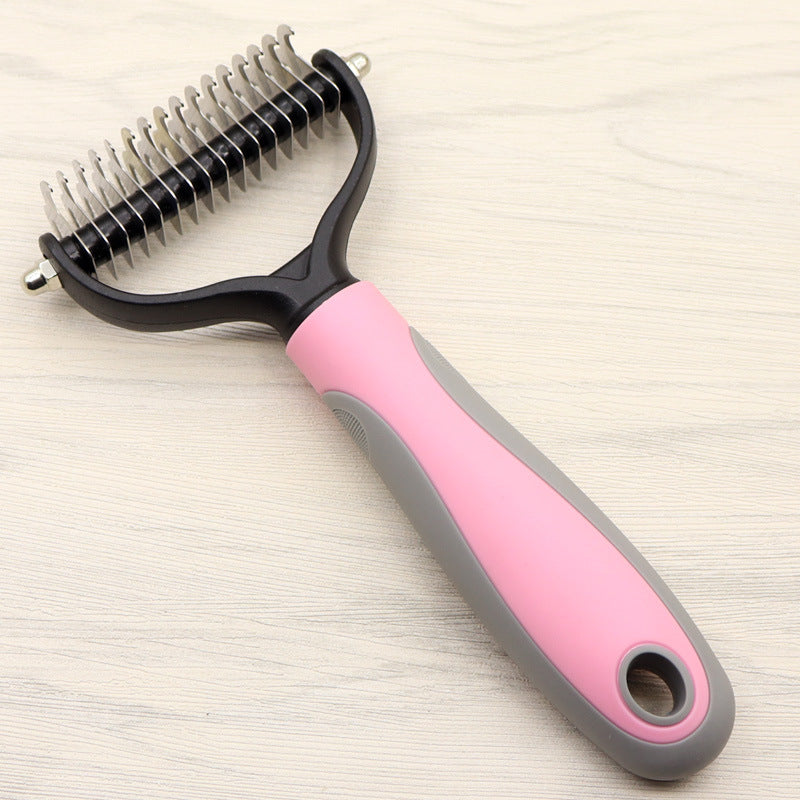Dog Knot Comb ergonomic handle