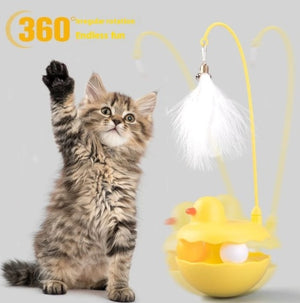 Interactive Cat Toy duck shape design