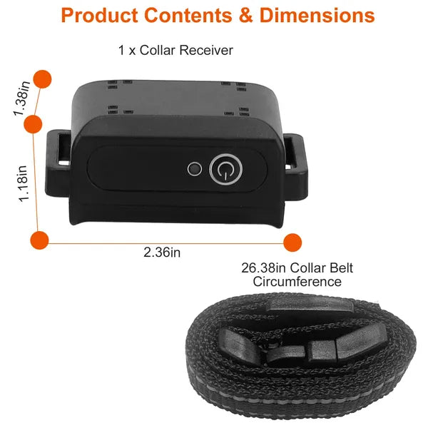 Charge the Dog Training Collar fully before first use.