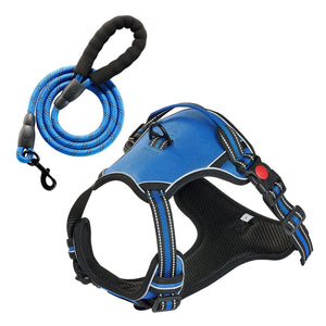 No-Pull Dog Harness with leash and handle