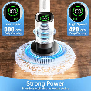AnyClean Power Scrub Cleaner adjustable extension rod