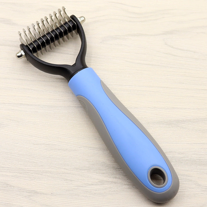 Dog Knot Comb ergonomic handle