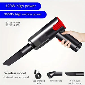 Wireless Car Vacuum Cleaner Used Inside Car Seats