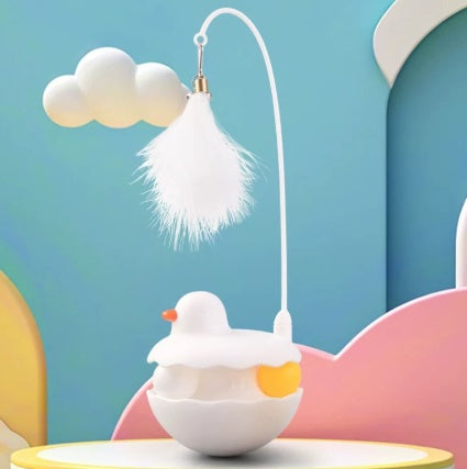 Interactive Cat Toy duck shape design