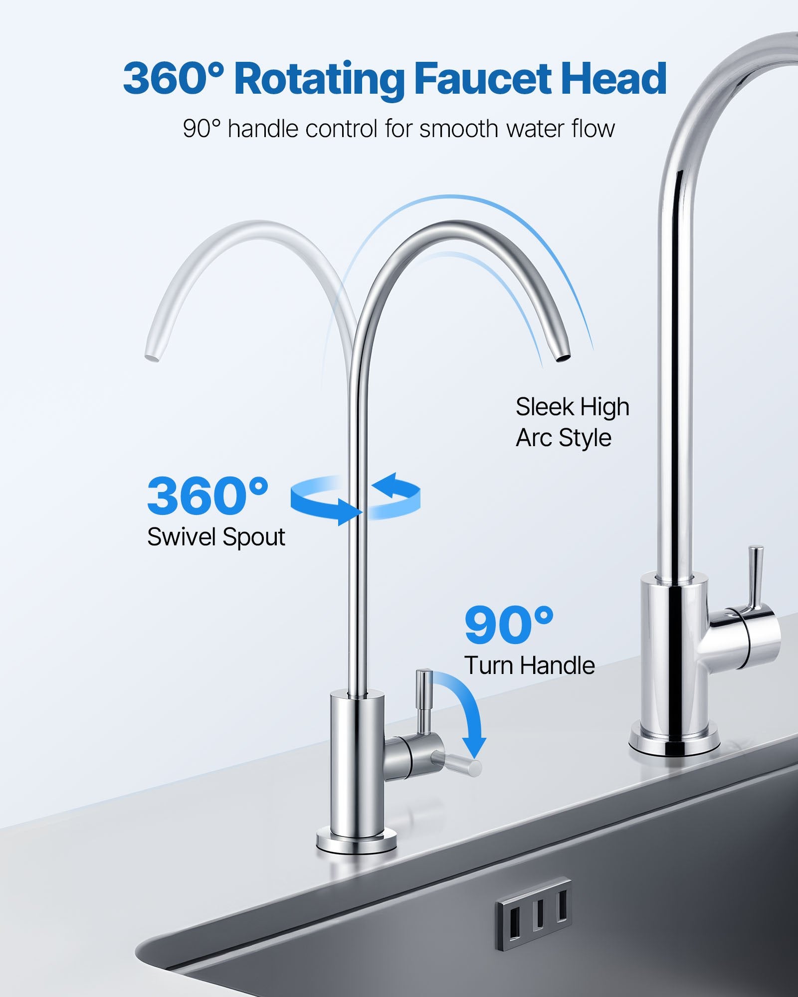 Stainless Steel Faucet lead-free for kitchen