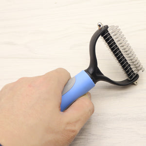 Dog Knot Comb ergonomic handle