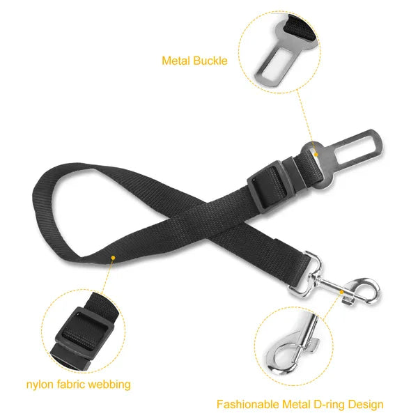Dog Seat Belt Leash adjustable for safety