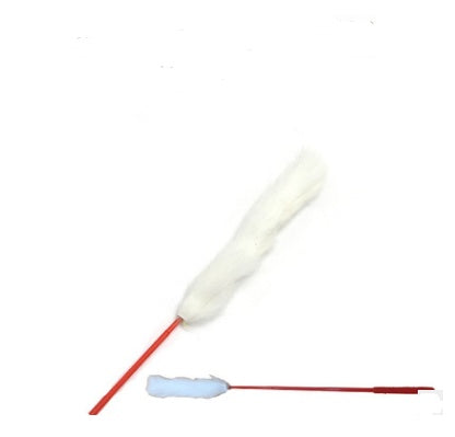 Funny Cat Stick Toy handmade wooden