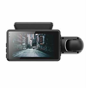 1080P Dual Lens Car DVR Installed on Vehicle