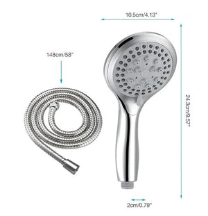 High Pressure Shower Head 5 spray settings