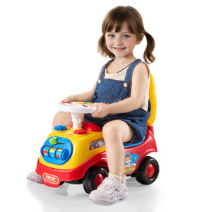Ride On Push Car – Front view of toddler sit-to-stand ride racer