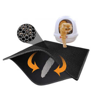 cat litter mat, soft on paws and durable