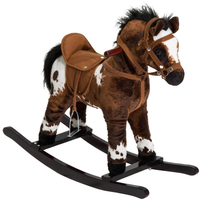 Kids Rocking Horse – Squeeze ear for realistic galloping sounds
