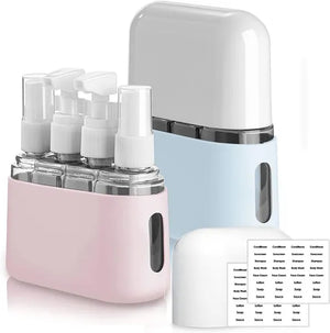 travel bottles, 8-pack travel container set for easy packing